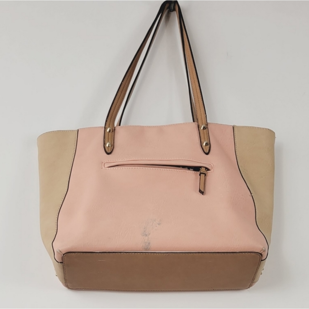 Jessica Simpson Faux Leather Tote Shoulder Bag - Picture 3 of 7